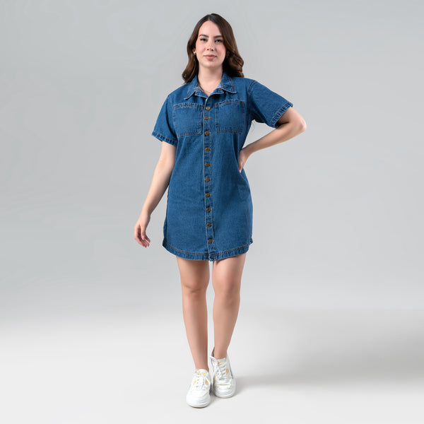 VESTIDO DENIM  REF V2190